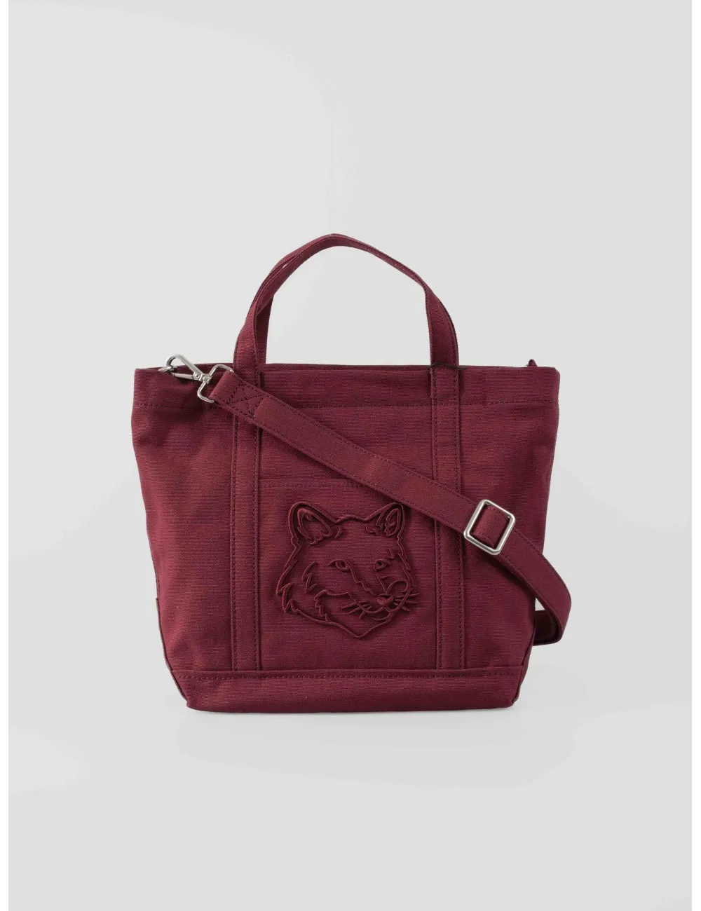 MAISON KITSUNÉ FOX HEAD SMALL TOTE