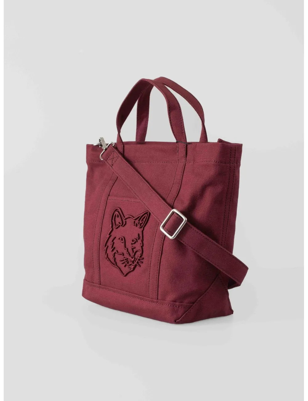 MAISON KITSUNÉ FOX HEAD SMALL TOTE