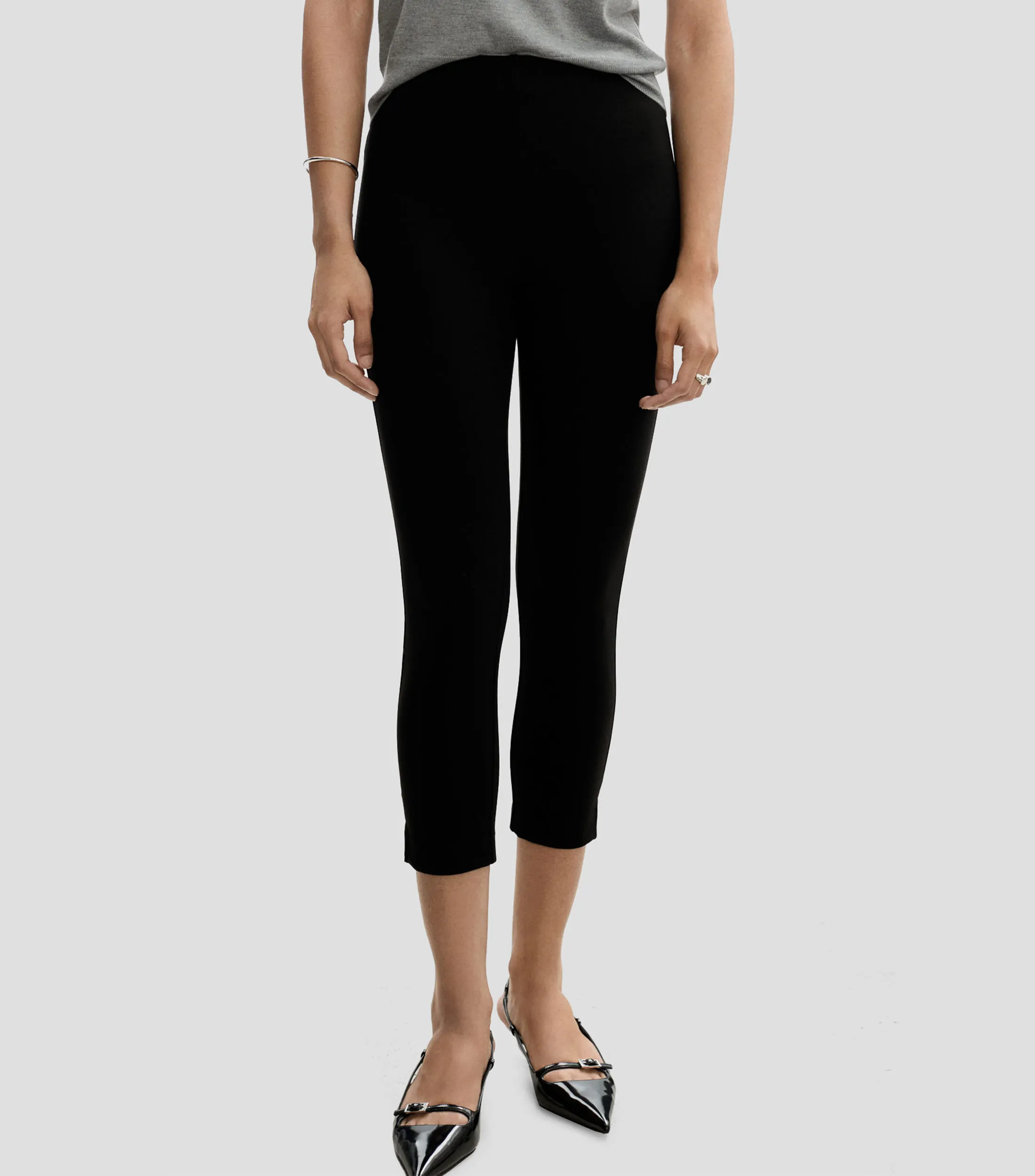 Mango Leggings Capri Mujer