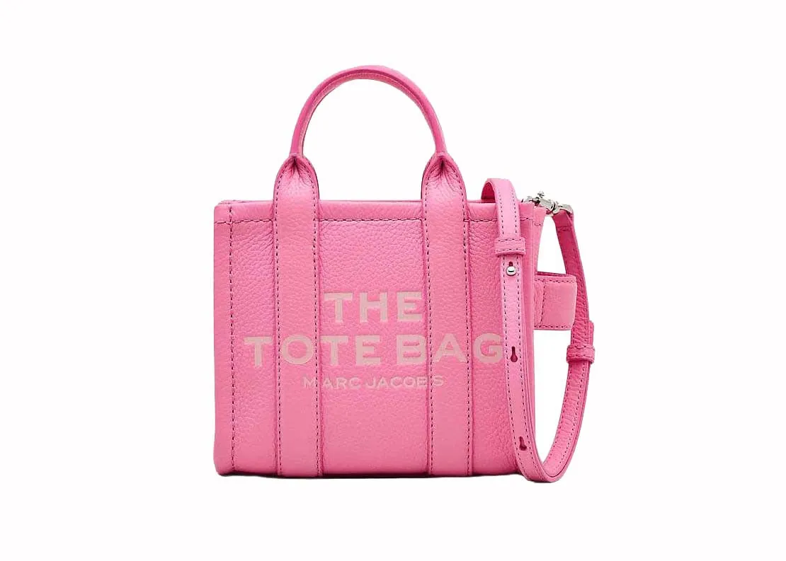 Marc Jacobs The Leather Tote Bag Small Candy Pink