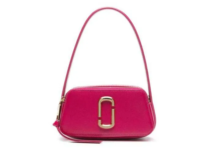 Marc Jacobs The Slingshot Leather Tote Bag Lipstick Pink