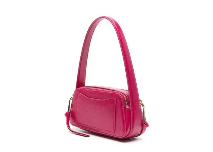 Marc Jacobs The Slingshot Leather Tote Bag Lipstick Pink