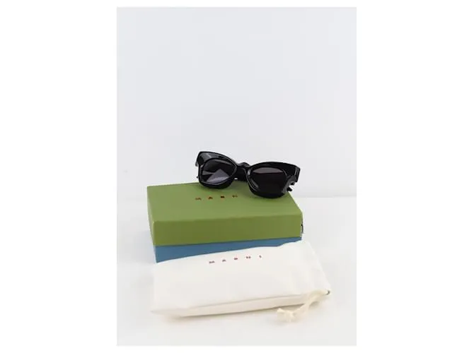 Marni Gafas De Sol Negras Negro 