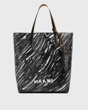 Marni Scribble Print Tote Bag