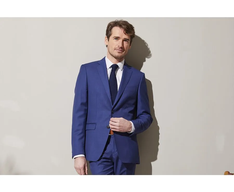 Men's Deep Blue Suit Jacket - LAZARE