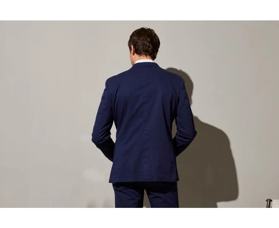 Men's Navy Suit Jacket - LAZARE