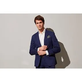 Men's Navy Suit Jacket - LAZARE