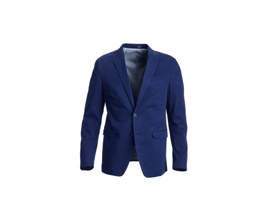 Men's Navy Suit Jacket - LAZARE