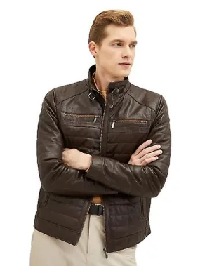 Men's Office Leather Jacket