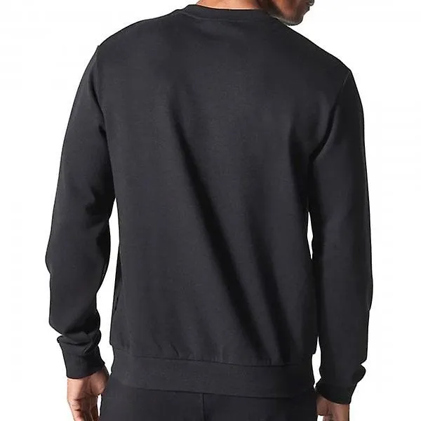 Men's Police 883 Police Sembat Black Crew Neck Logo Sweatshirt