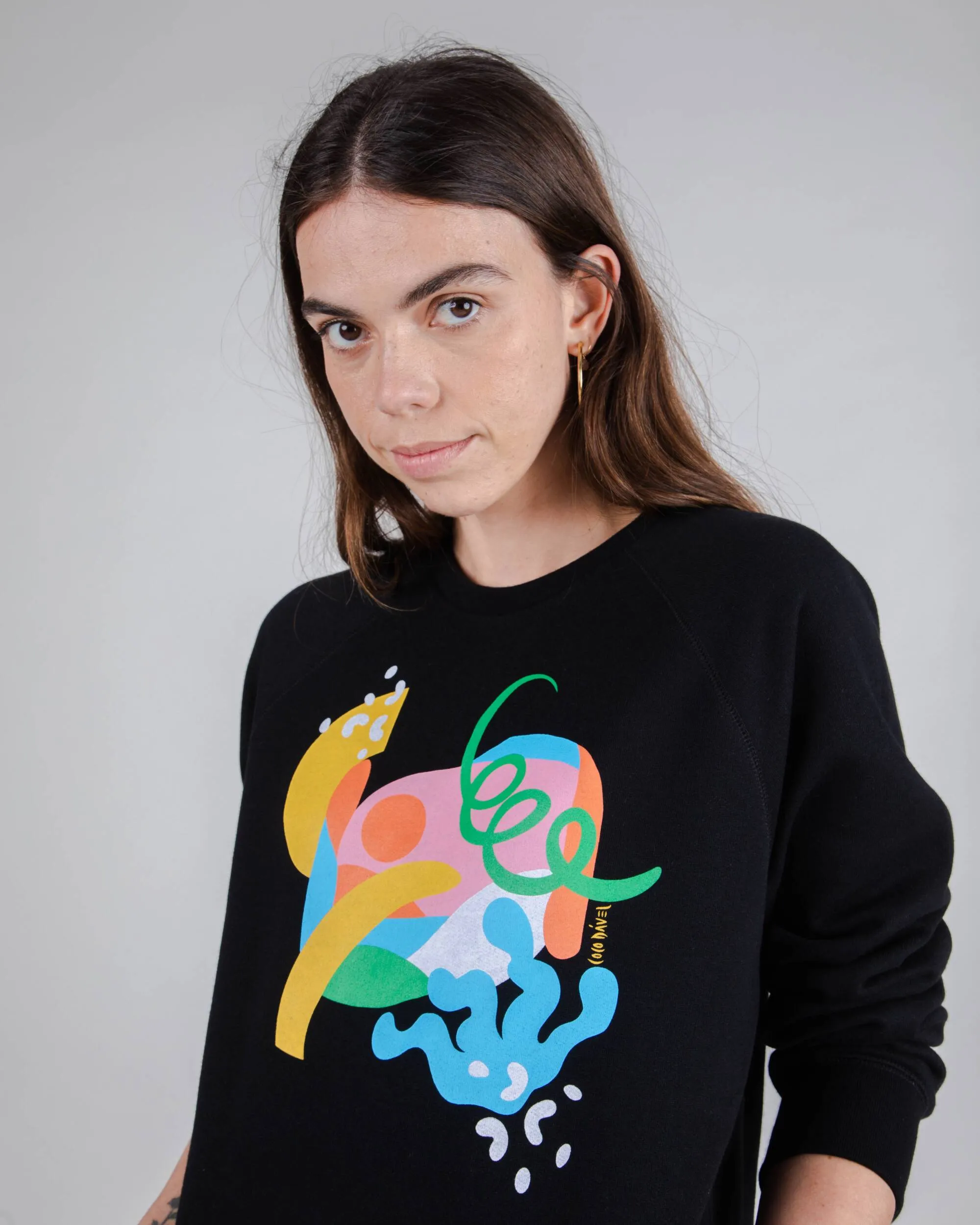 Midnight Flowers Sweatshirt by Coco Dávez