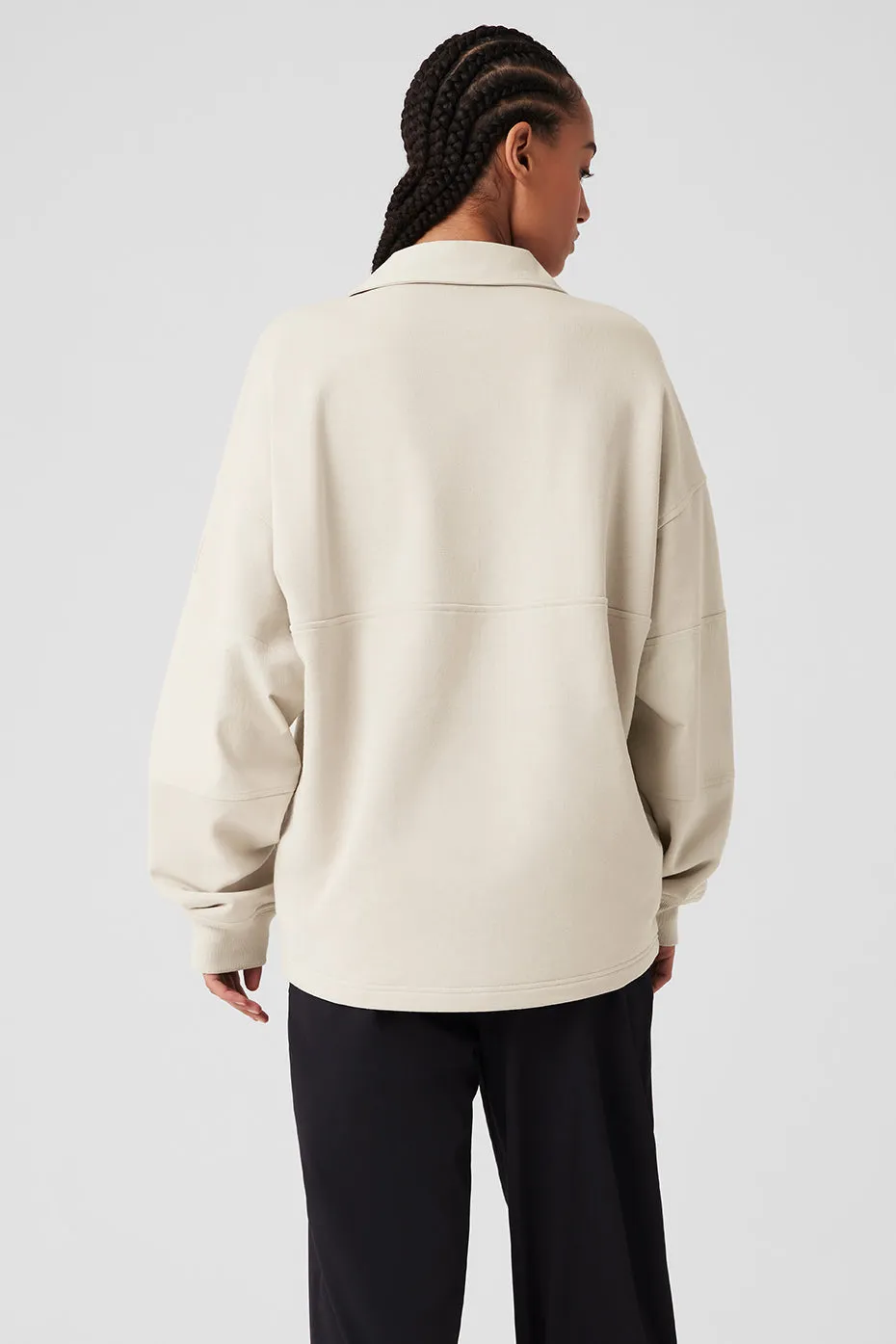 Mixmatch Rugby Sweatshirt - Bone