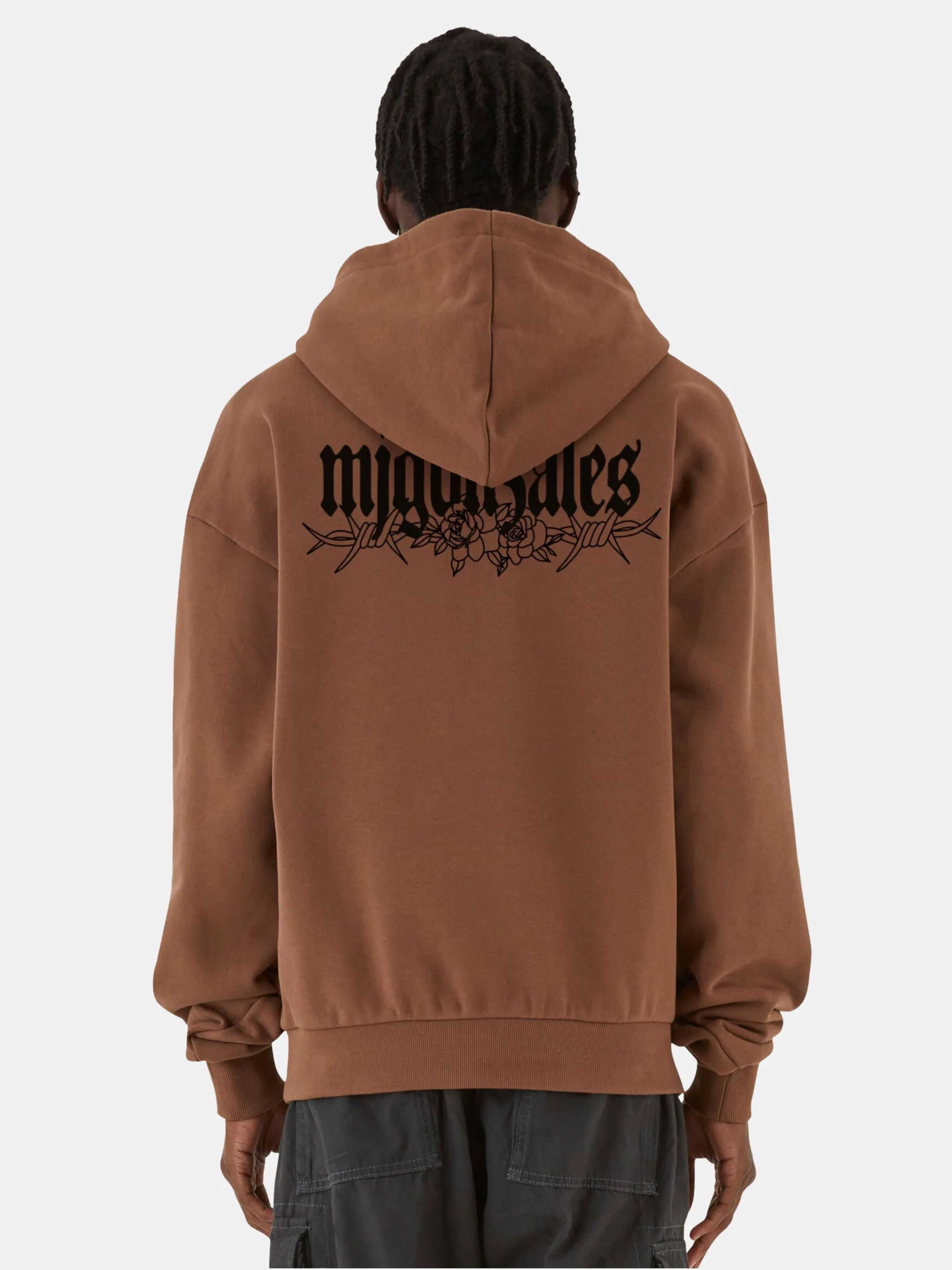 MJ Gonzales Barbed Bloom Heavy Oversized Hoodies