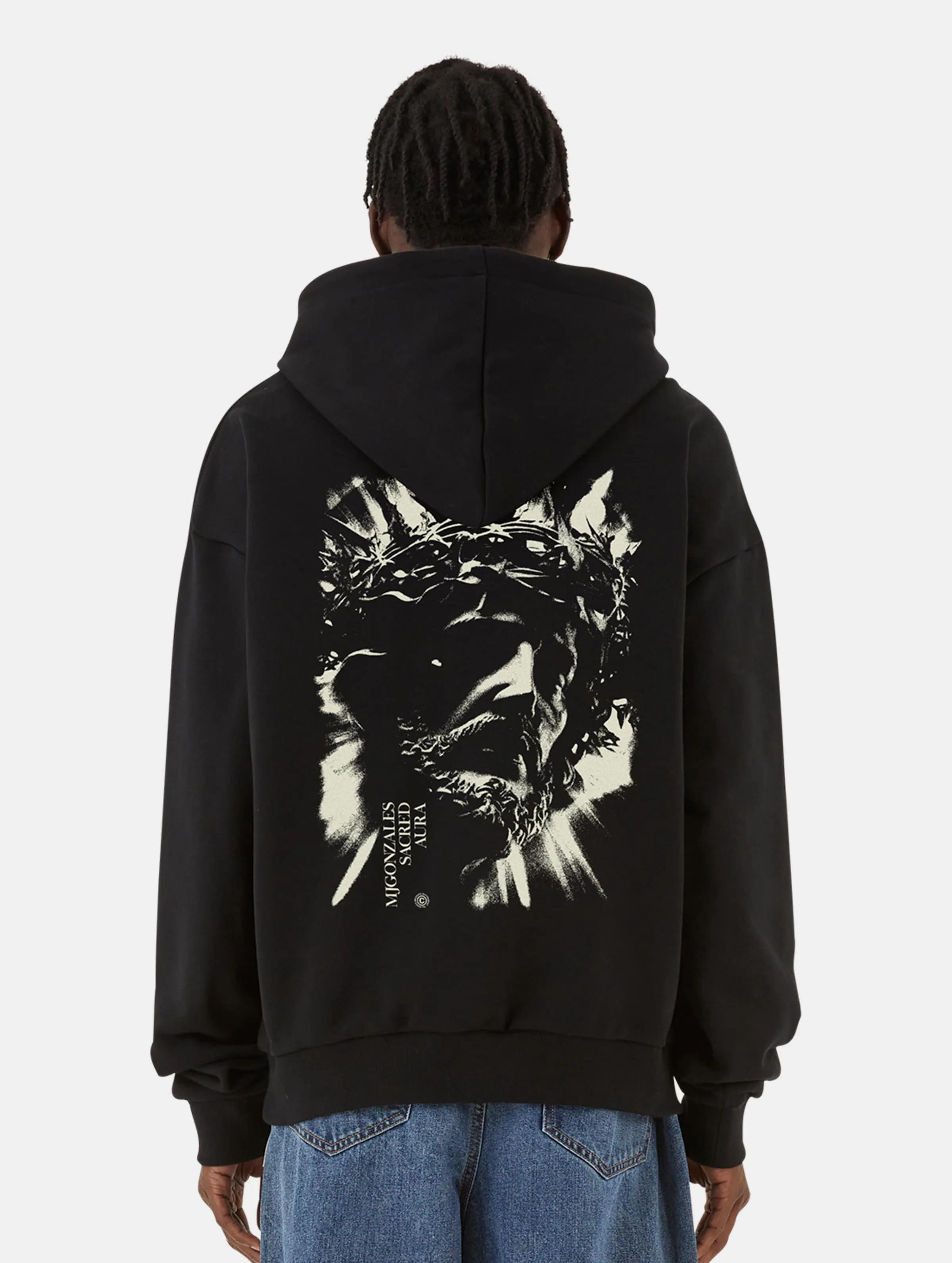 MJ Gonzales JESUS heavy oversized Hoodies