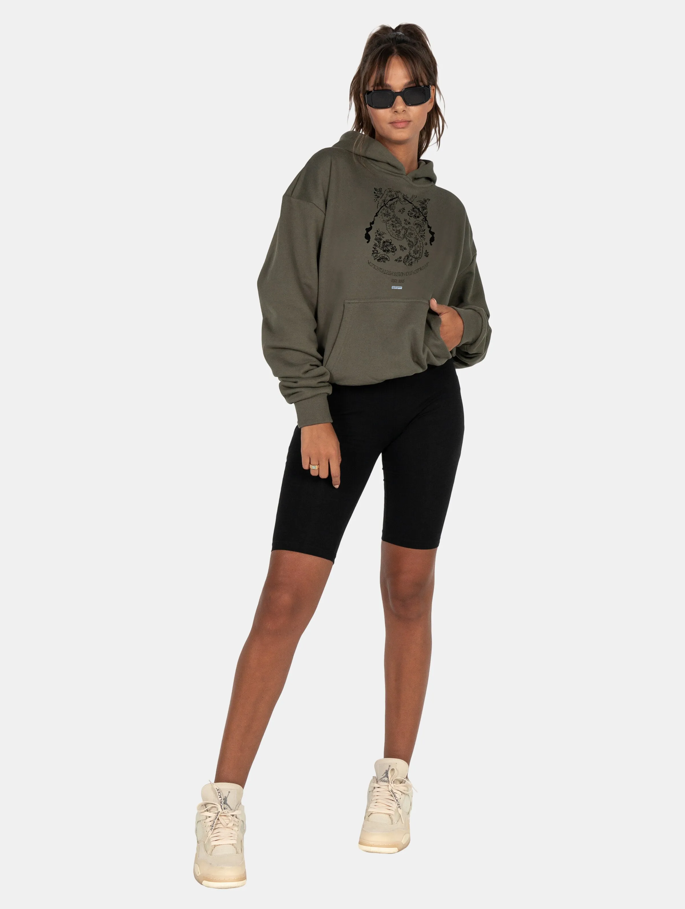 MJ Gonzales MJ Gonzales Ladies Paislay x Heavy Oversized Hoodies