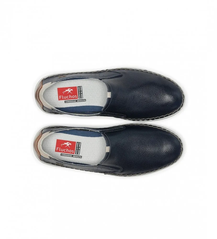 Mocasines de Piel Lester marino