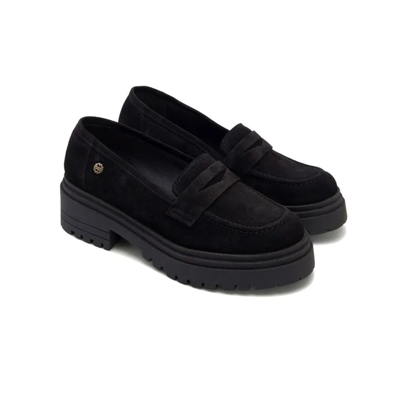 MOCASINES PLANOS NEGROS SELMA