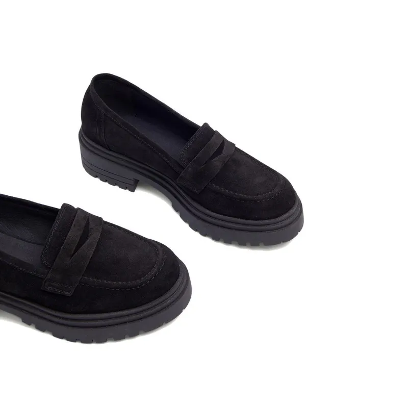 MOCASINES PLANOS NEGROS SELMA