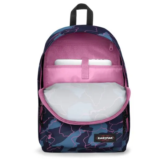 MOCHILA EASTPAK Out Of Office 27 litros con bolsillo ordenador EK767O49 Camouflash Navy camuflaje azul