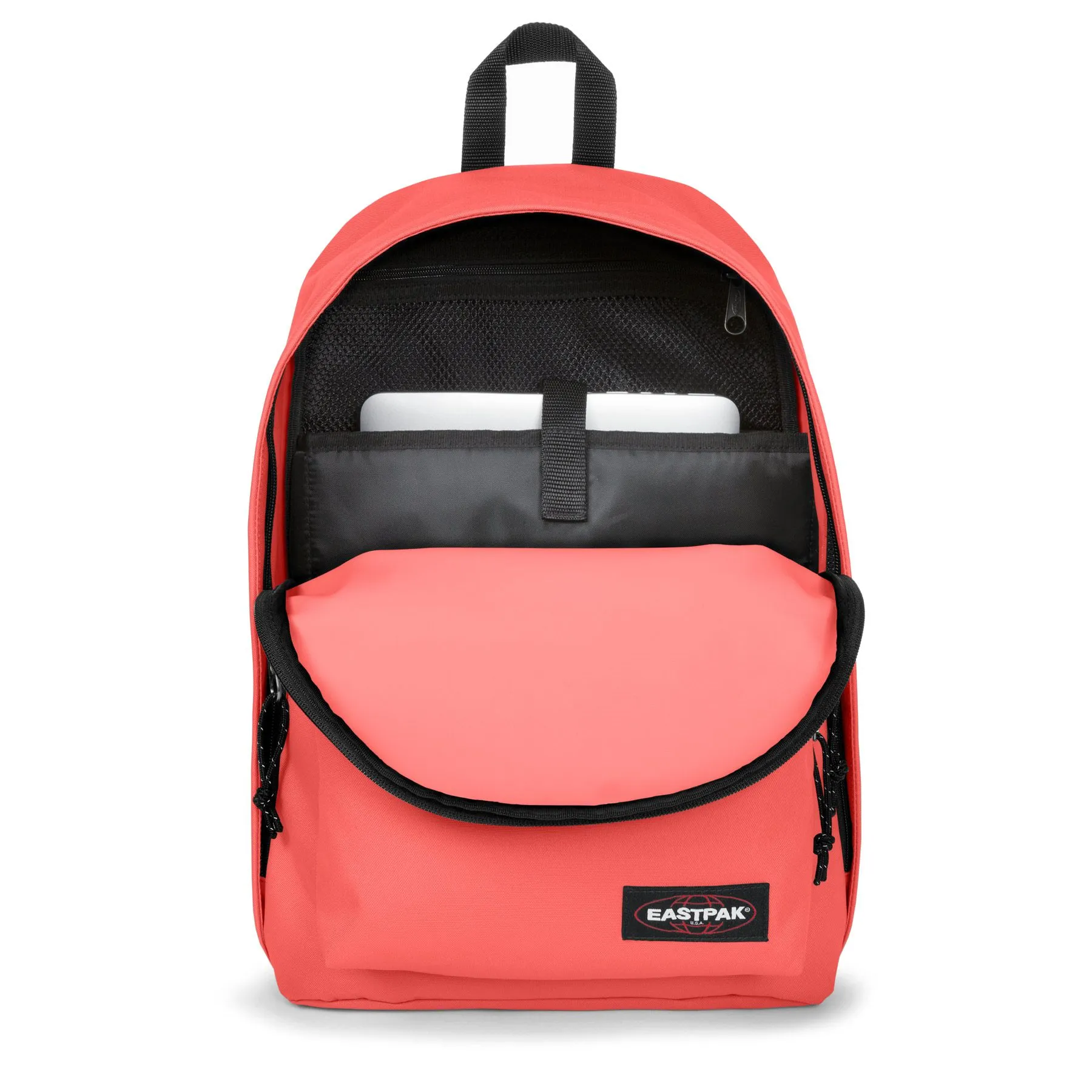 MOCHILA EASTPAK out of office 27 litros con bolsillo portátil EK7674A6 Passion Peach rosa salmón