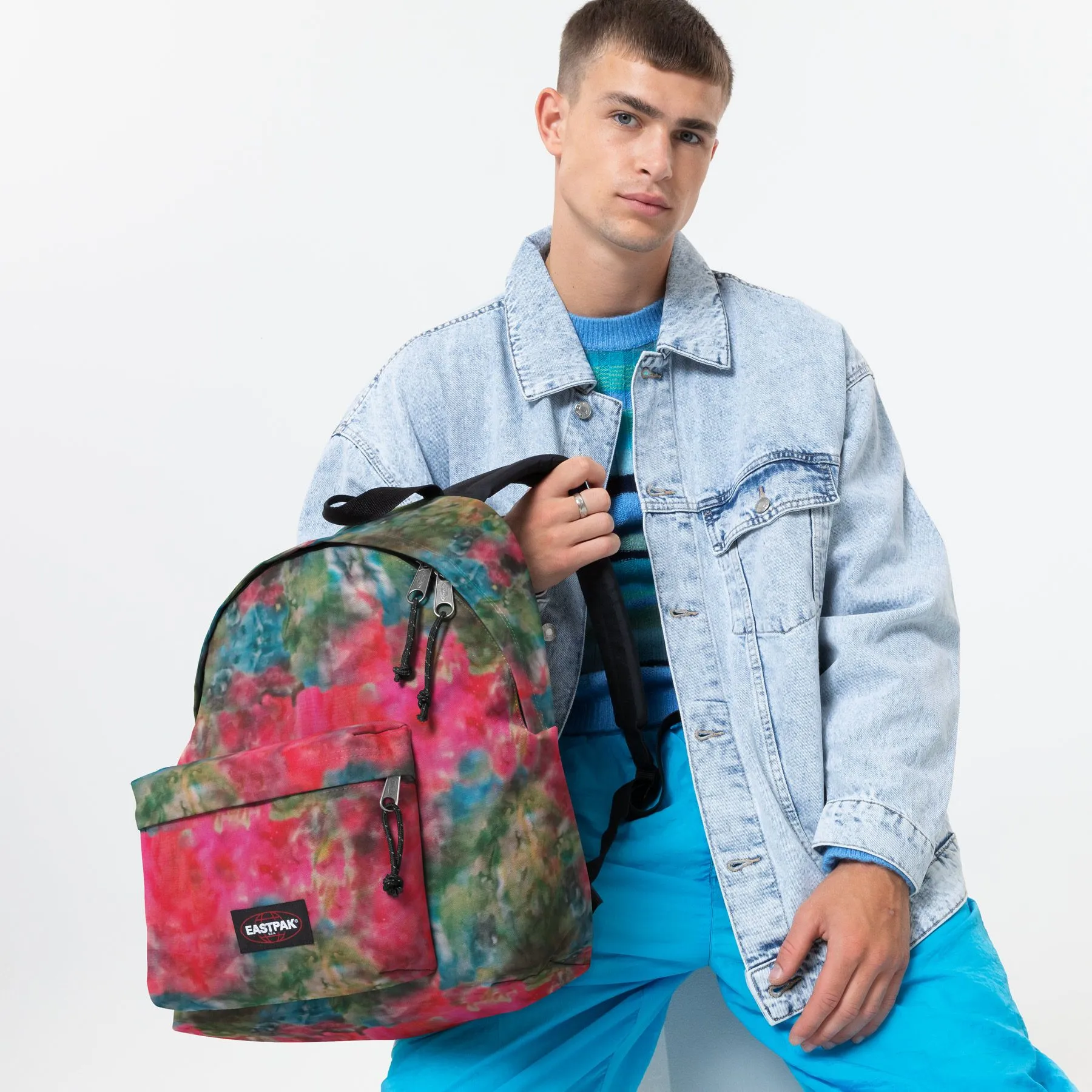 MOCHILA EASTPAK Padded Pak’r® 24 litros EK620 6A7 Camo Dye Color multicolor tie dye