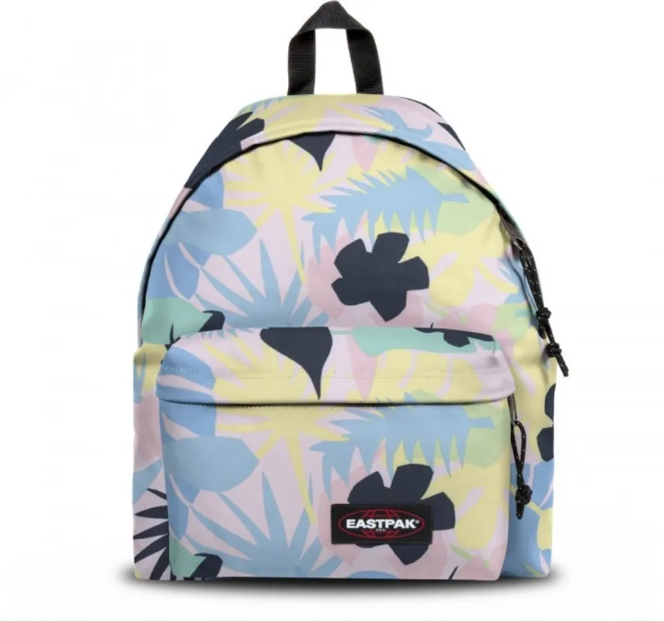 MOCHILA EASTPAK Padded Pak’r® 24 litros EK62070M Foliage Flores colores pasteles