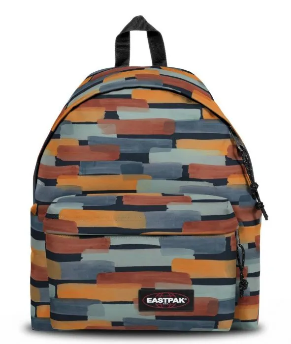 MOCHILA EASTPAK Padded Pak’r® 24 litros EK62083R Sand Marker pinceladas naranja y gris