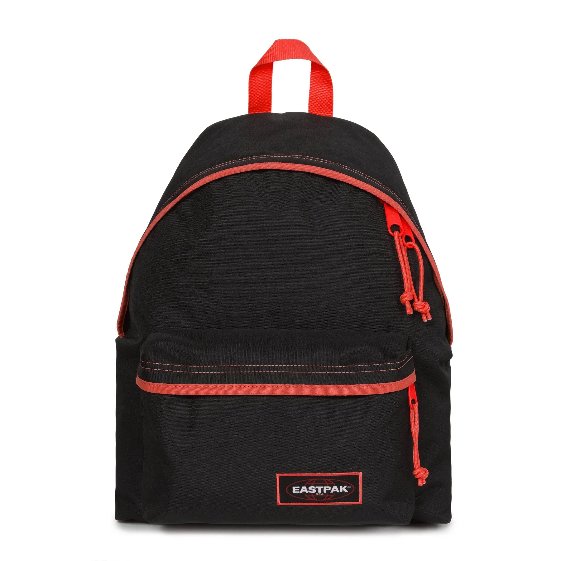 MOCHILA EASTPAK Padded Pak’r® 24 litros EK620L55 Kontrast Fiery negra con detalles rojos