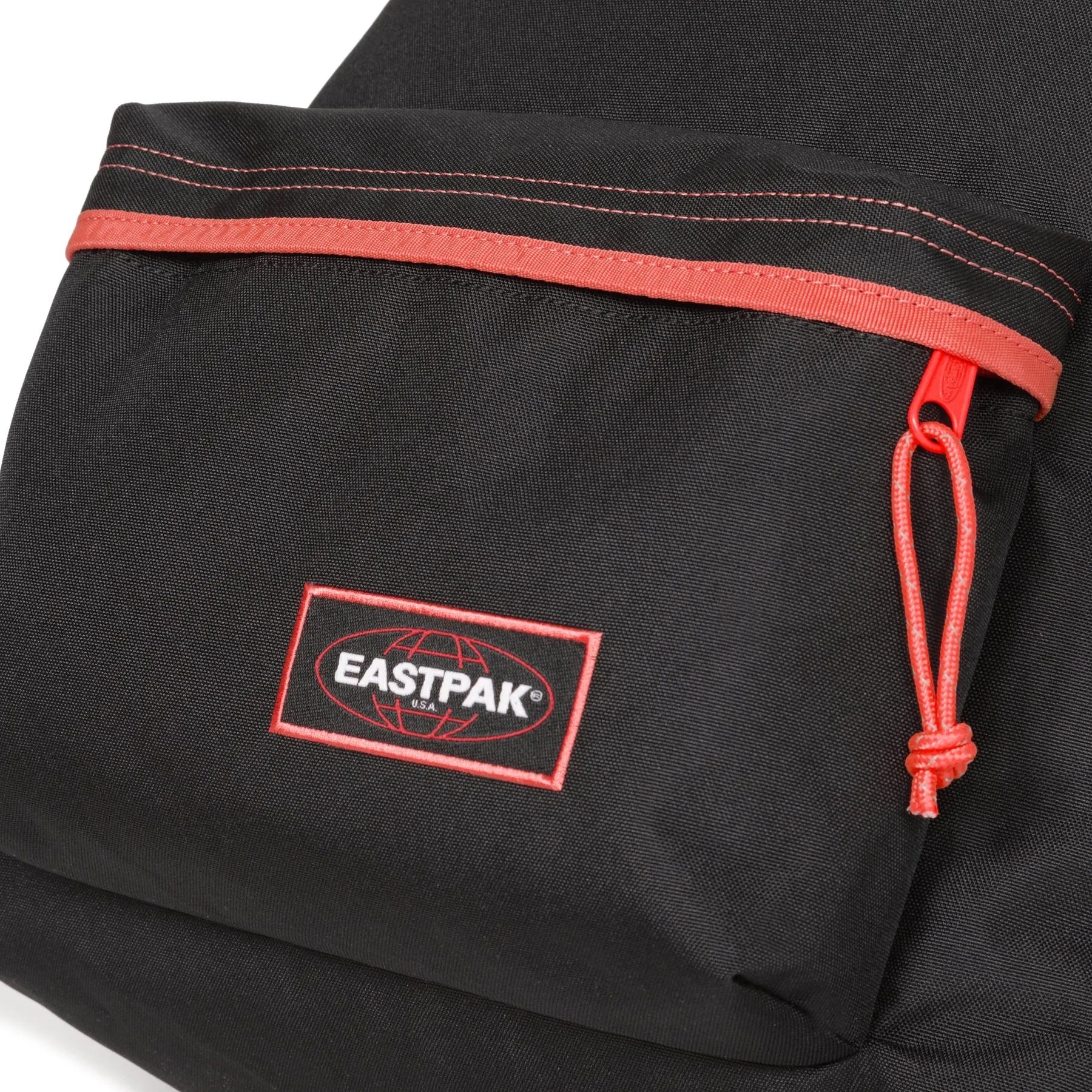 MOCHILA EASTPAK Padded Pak’r® 24 litros EK620L55 Kontrast Fiery negra con detalles rojos