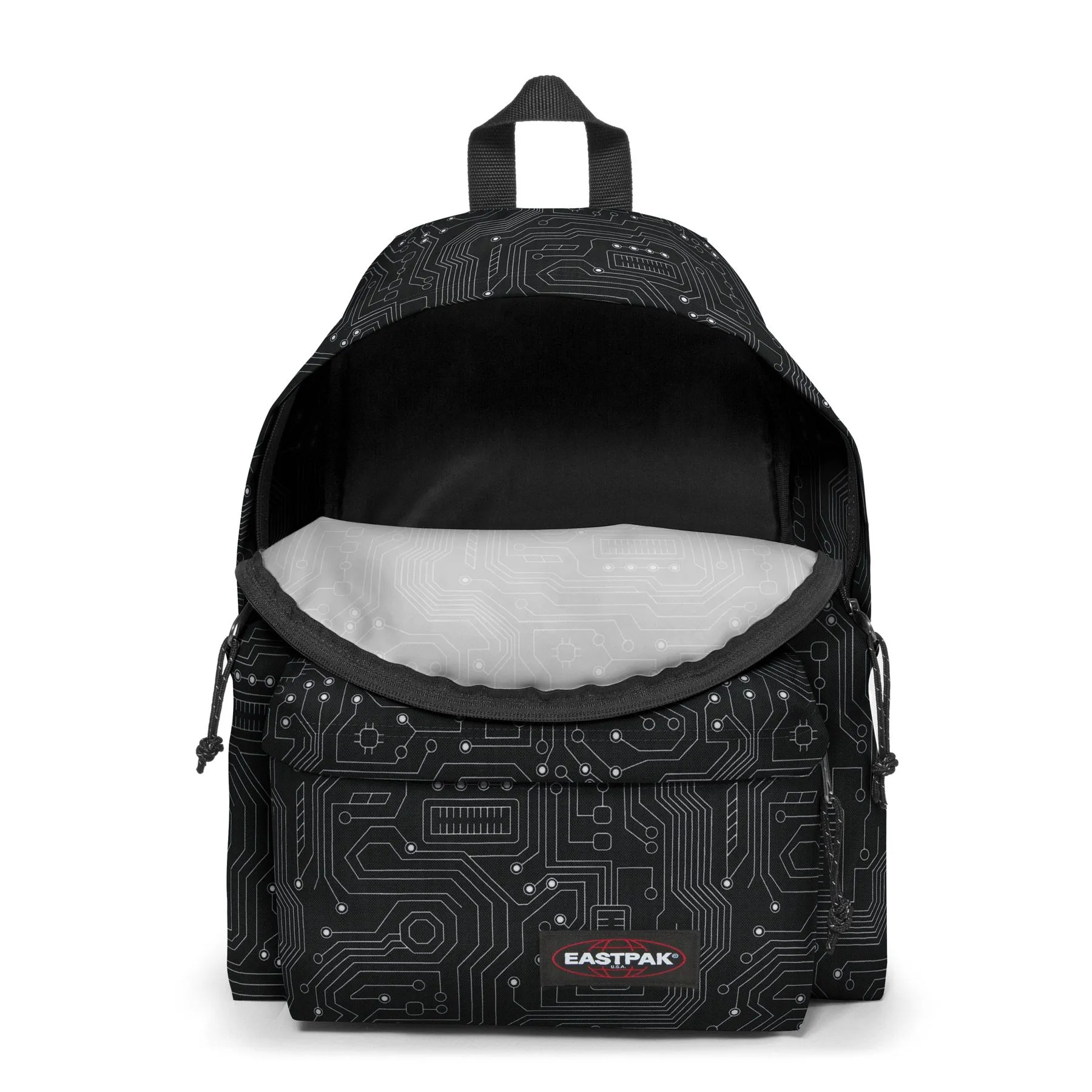 MOCHILA EASTPAK Padded Pak’r® 24 litros EK620L57 Circuit Black negra circuito eléctrico tecnología