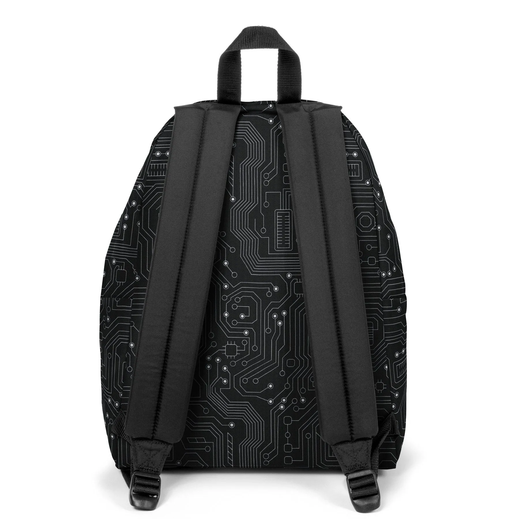 MOCHILA EASTPAK Padded Pak’r® 24 litros EK620L57 Circuit Black negra circuito eléctrico tecnología