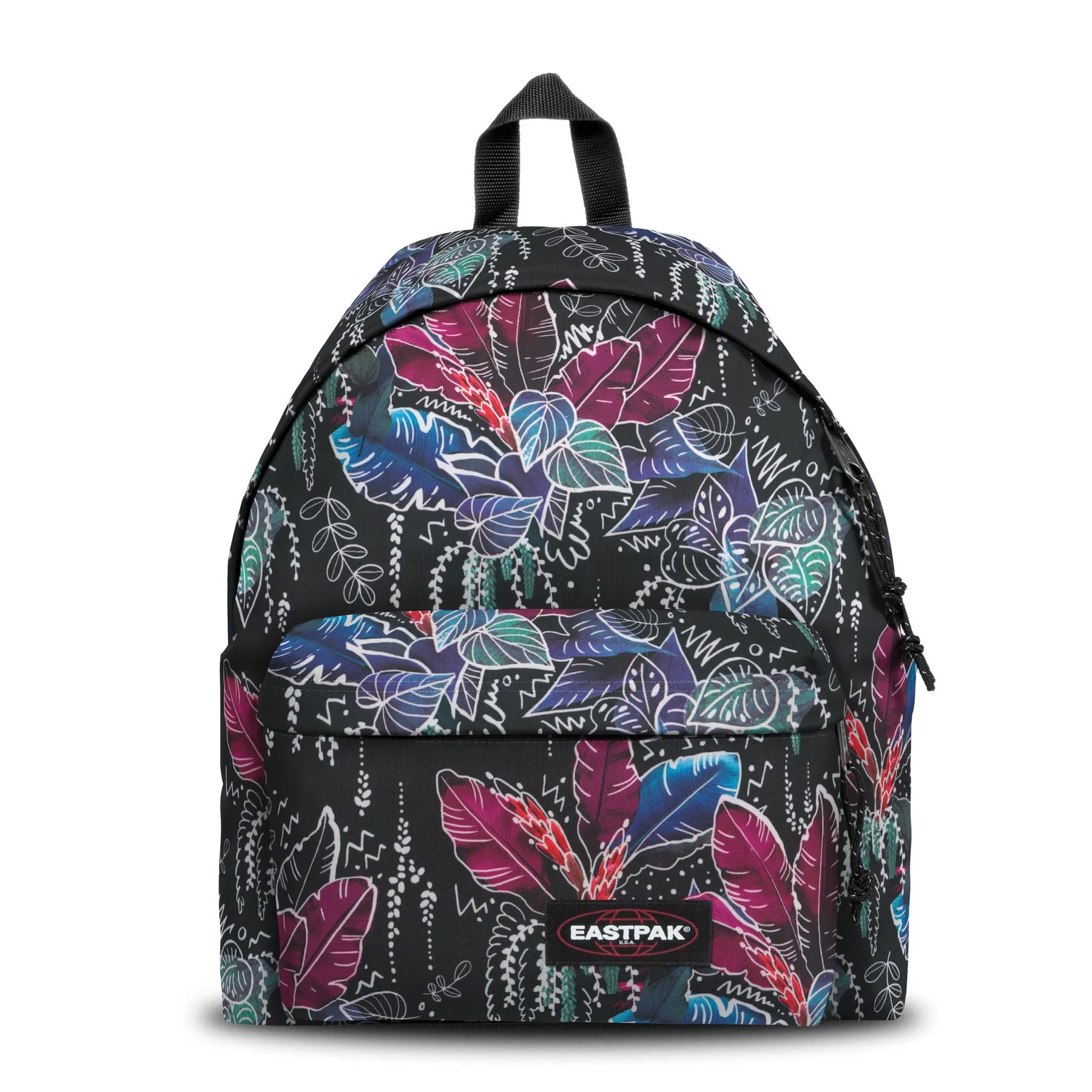 MOCHILA EASTPAK Padded Pak’r® 24 litros EK620L63 Tropics Black negra flores tropical