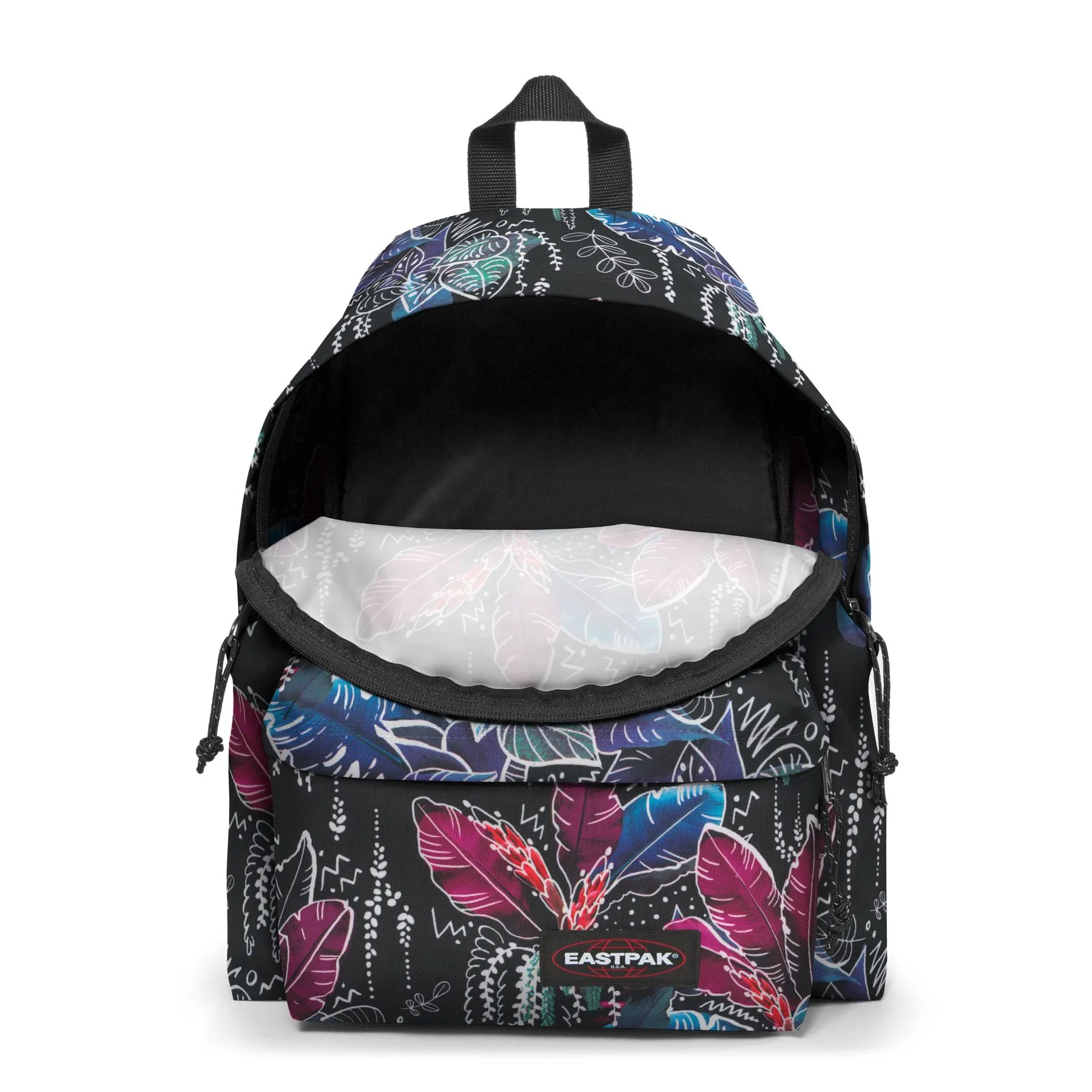 MOCHILA EASTPAK Padded Pak’r® 24 litros EK620L63 Tropics Black negra flores tropical