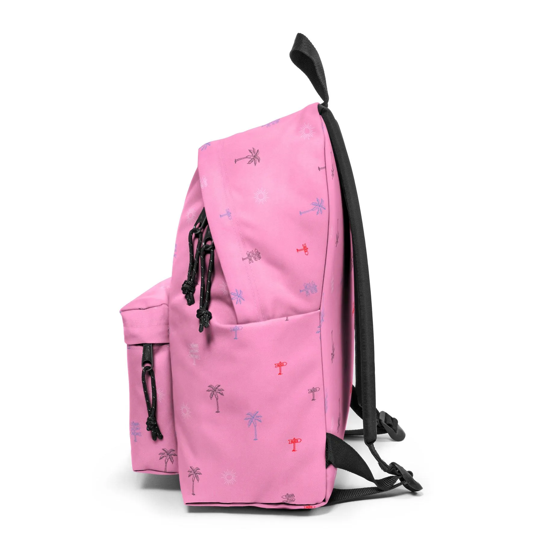 MOCHILA EASTPAK Padded Pak’r® 24 litros EK620O22 Icons Pink rosa Tropical/palmeras