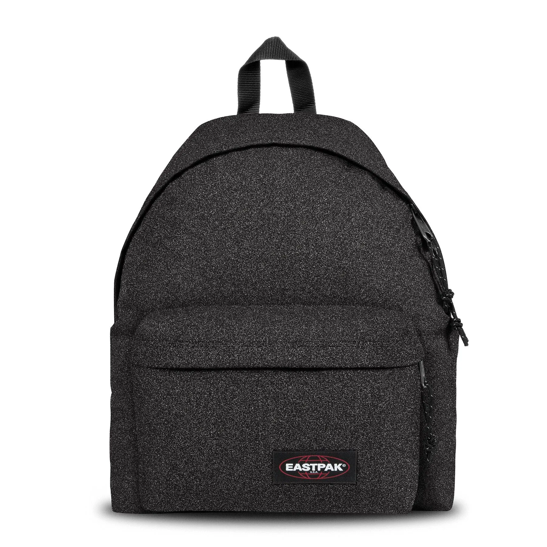 MOCHILA EASTPAK Padded Pak’r® 24l. EK620N98  Spark Black negra con un toque de purpurina