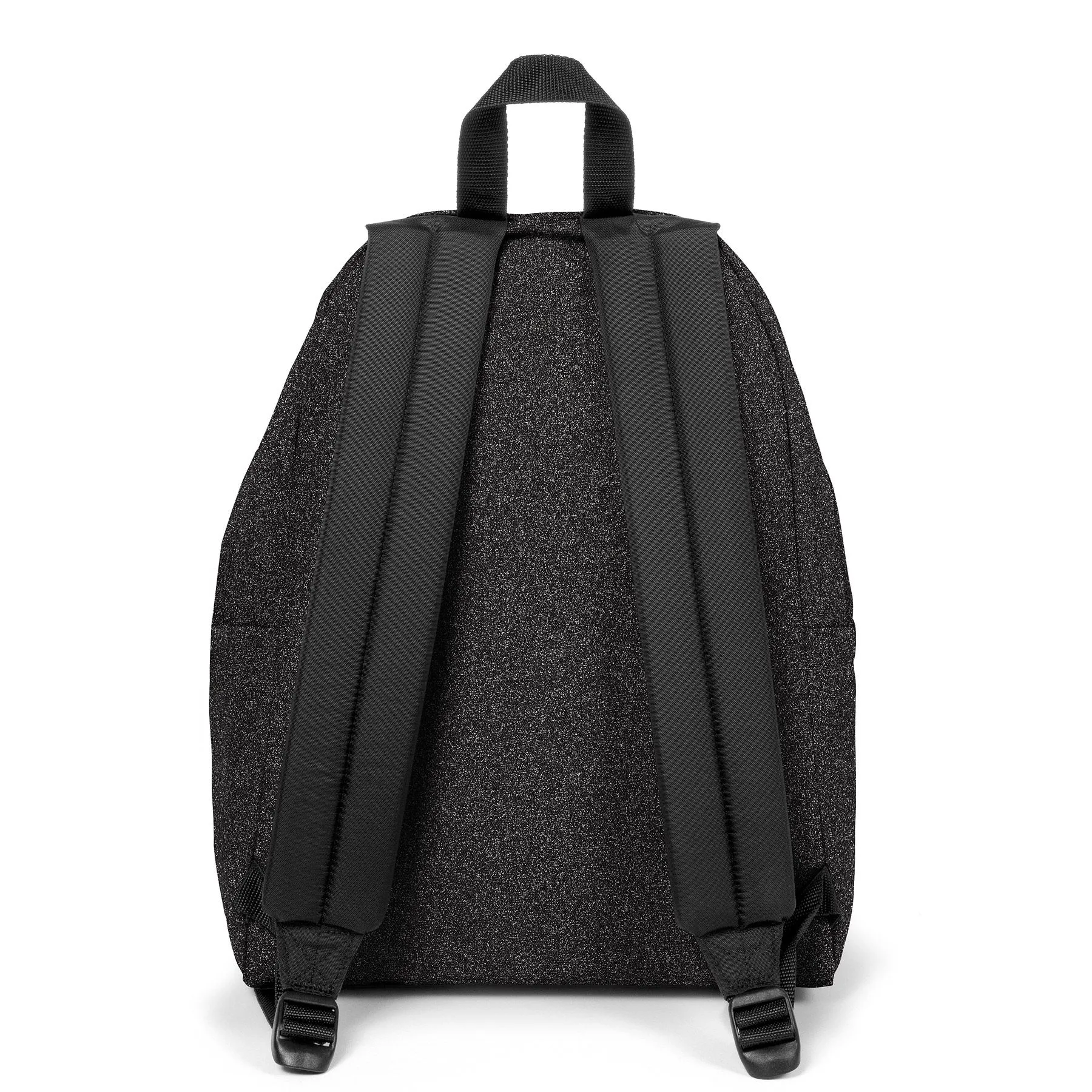 MOCHILA EASTPAK Padded Pak’r® 24l. EK620N98  Spark Black negra con un toque de purpurina