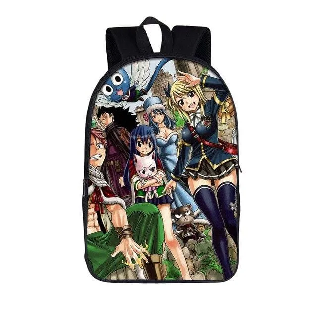 Mochila Fairy Tail Personajes