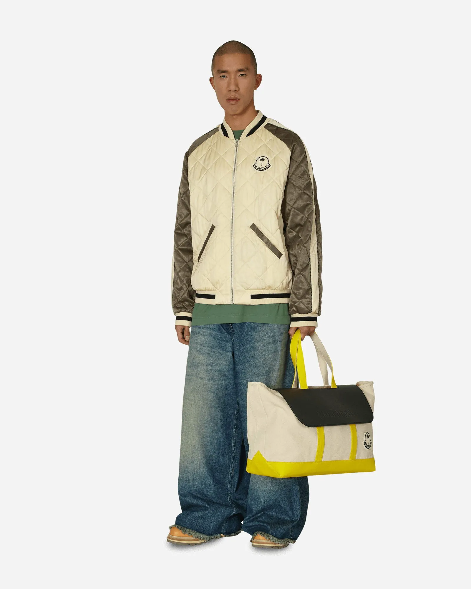 Moncler Palm Angels x Canvas Tote Bag