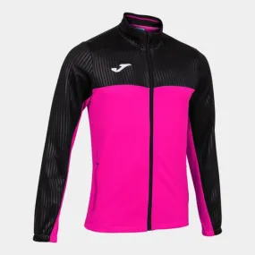 Montreal Full Zip Sweatshirt Fluor Pink Black