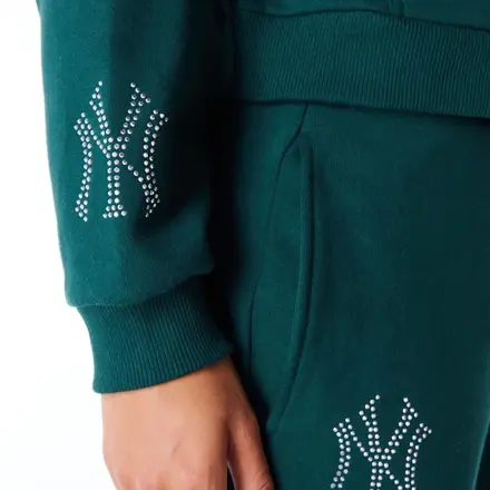 New Era Diamante Hoody Green