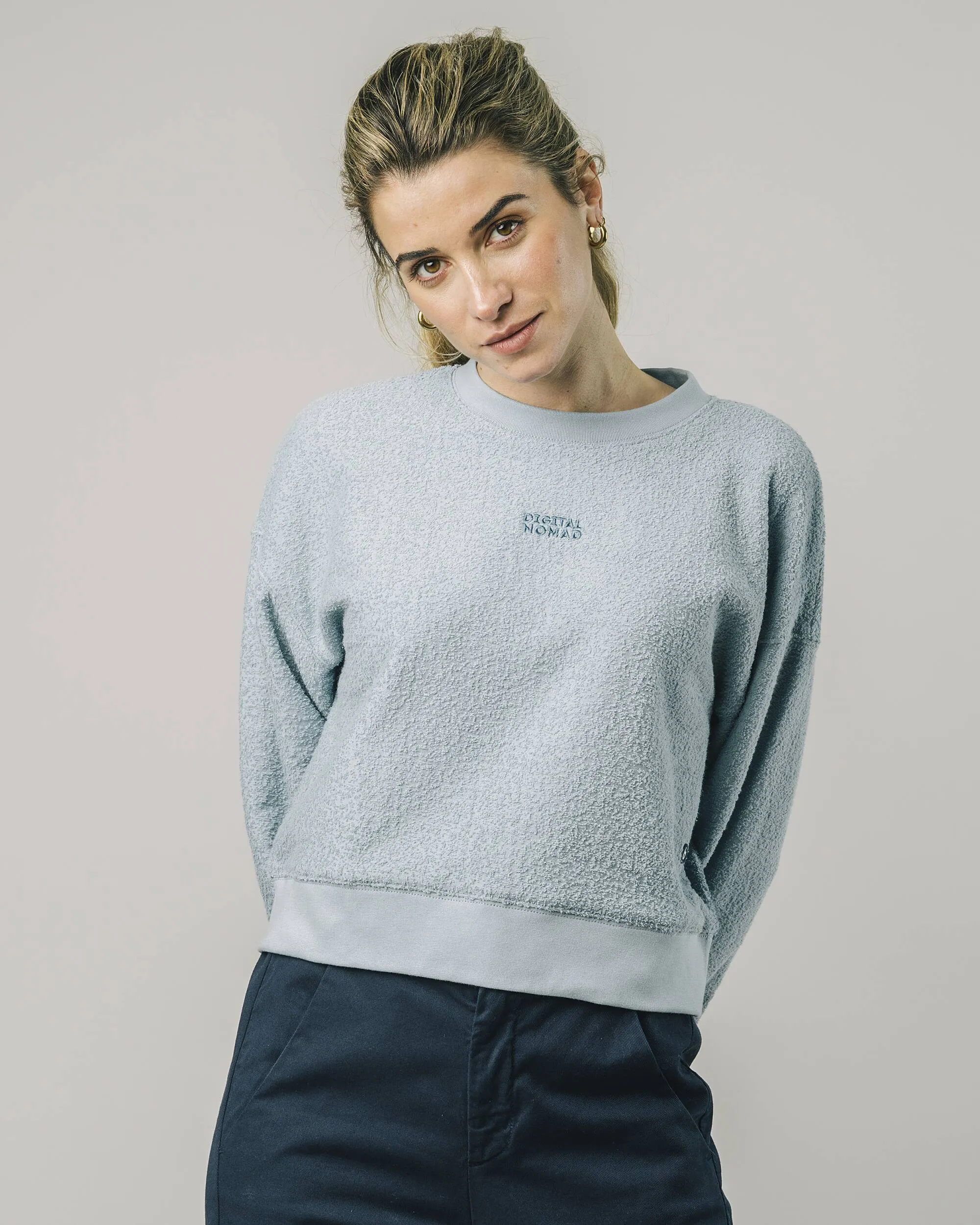 Nomad Terry Sweatshirt Stone Blue