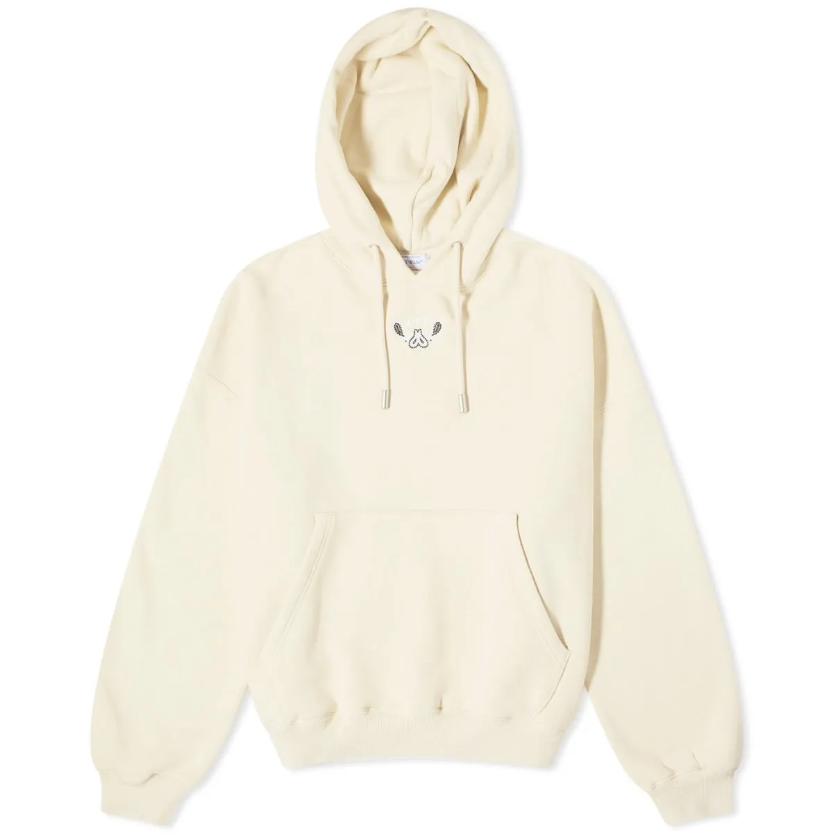 Off-White Bandana Half Arrow Popover Hoody Angora White