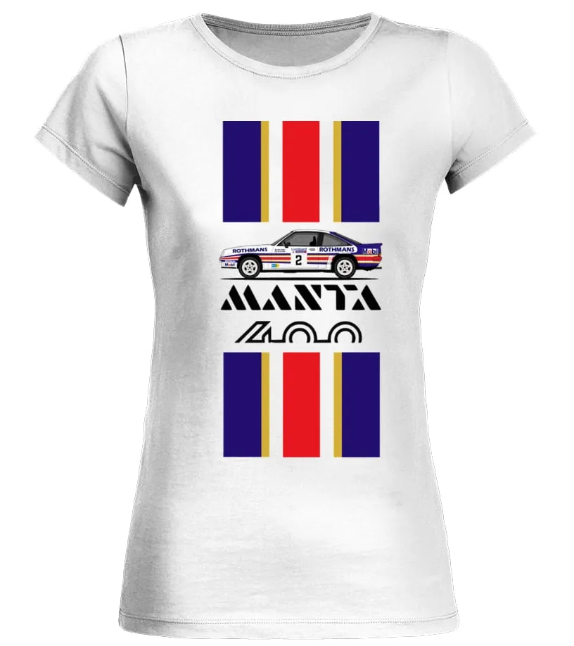 Opel manta 400 Camiseta cuello redondo Mujer