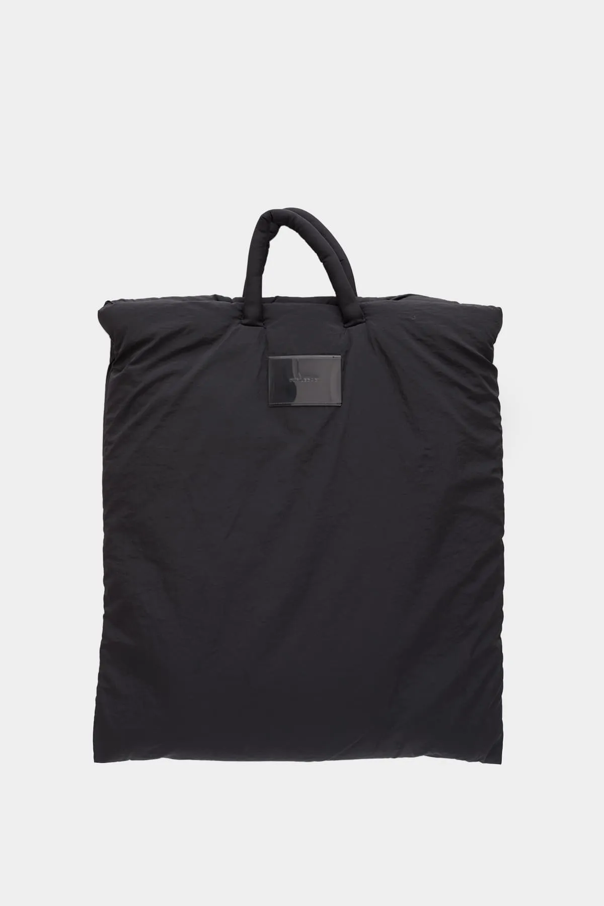 OUR LEGACY BLACK NYLON PILLOW TOTE BAG