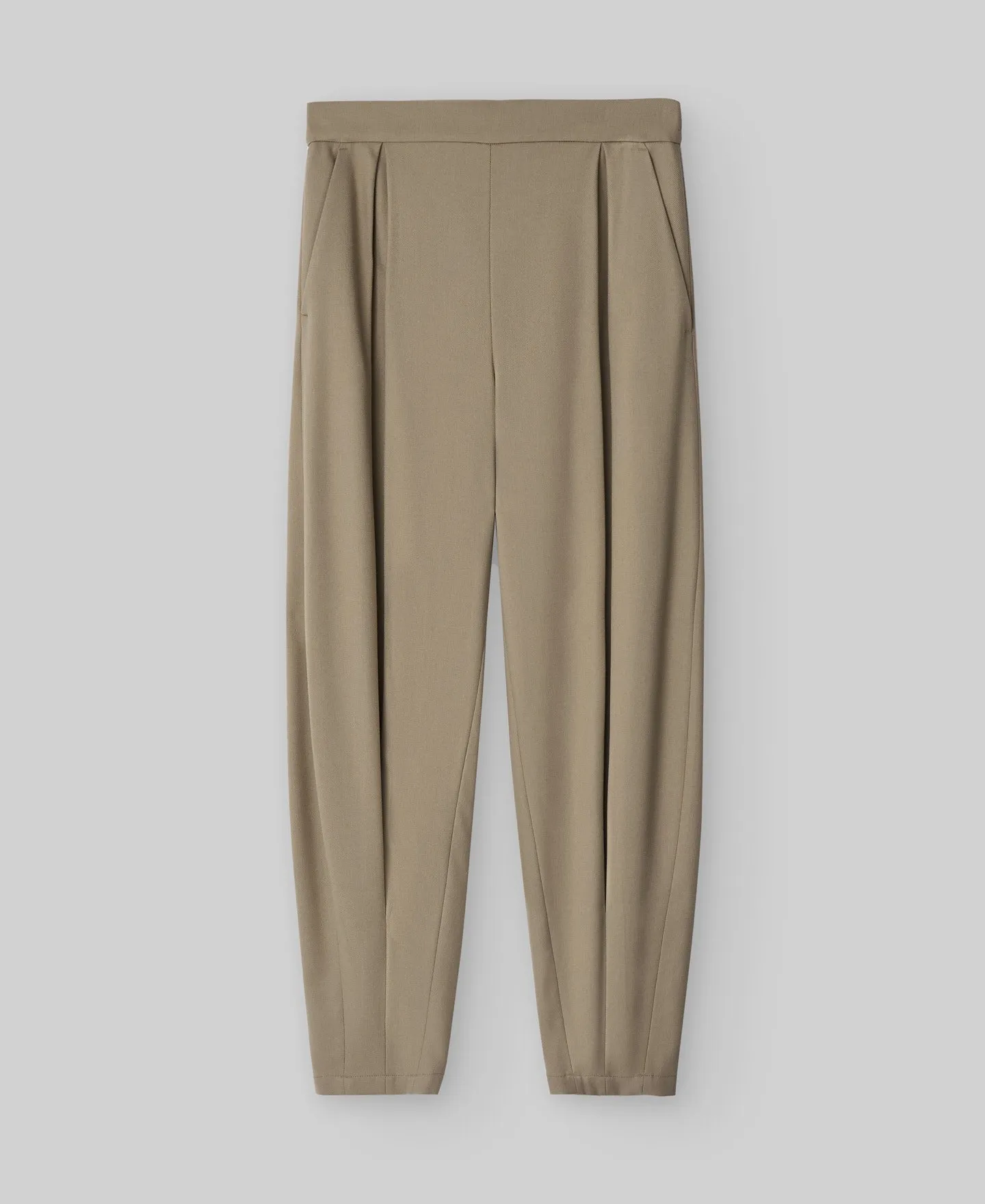 Pantalón jogger corte frontal mujer