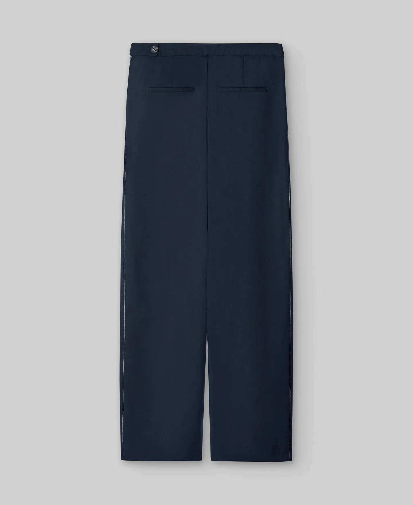 Pantalón sastre azul marino mujer