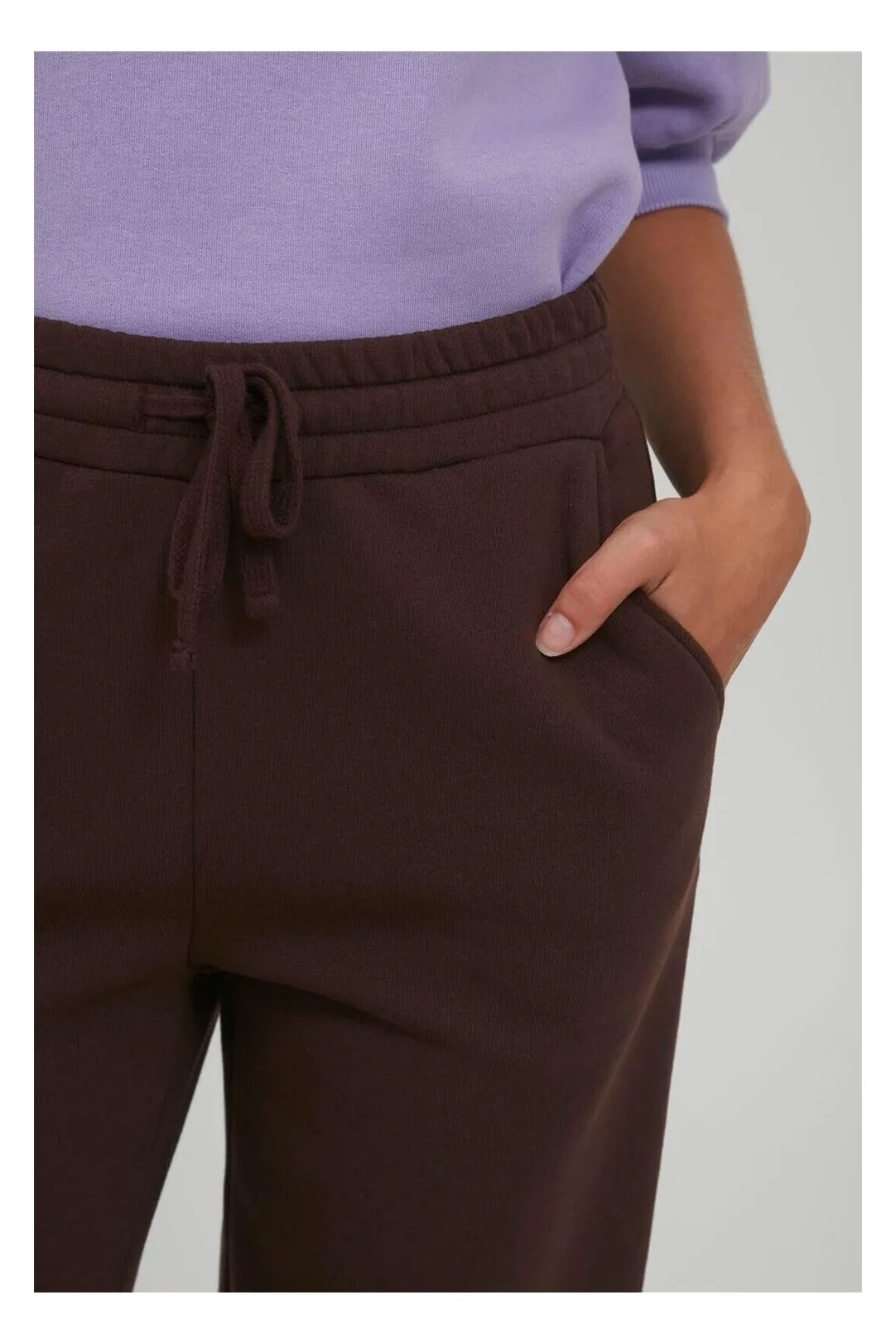 PANTALON JOGGER BYSAMMIA MARRON