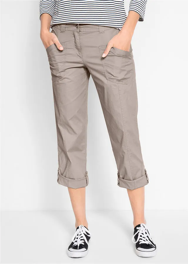 Pantalones cargo Piedra