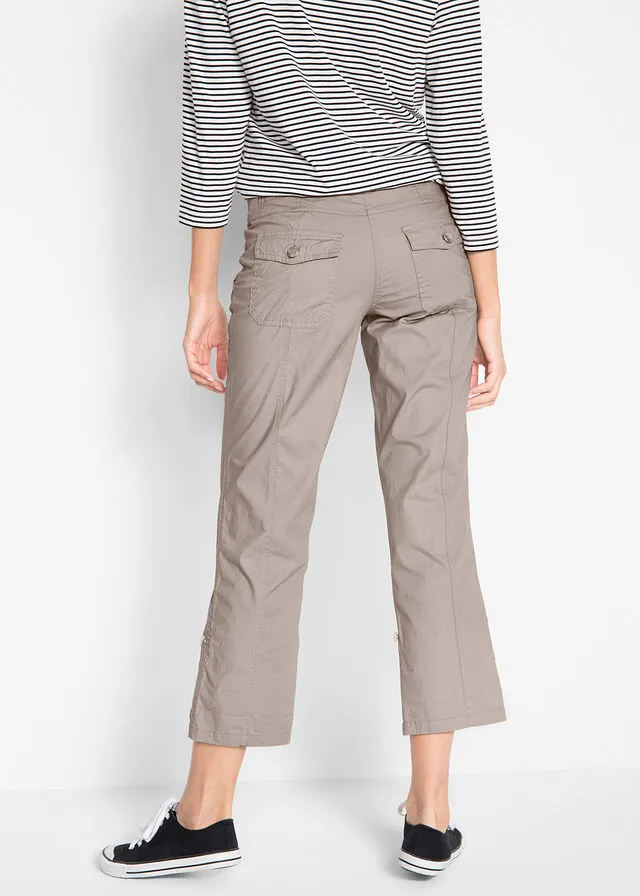 Pantalones cargo Piedra