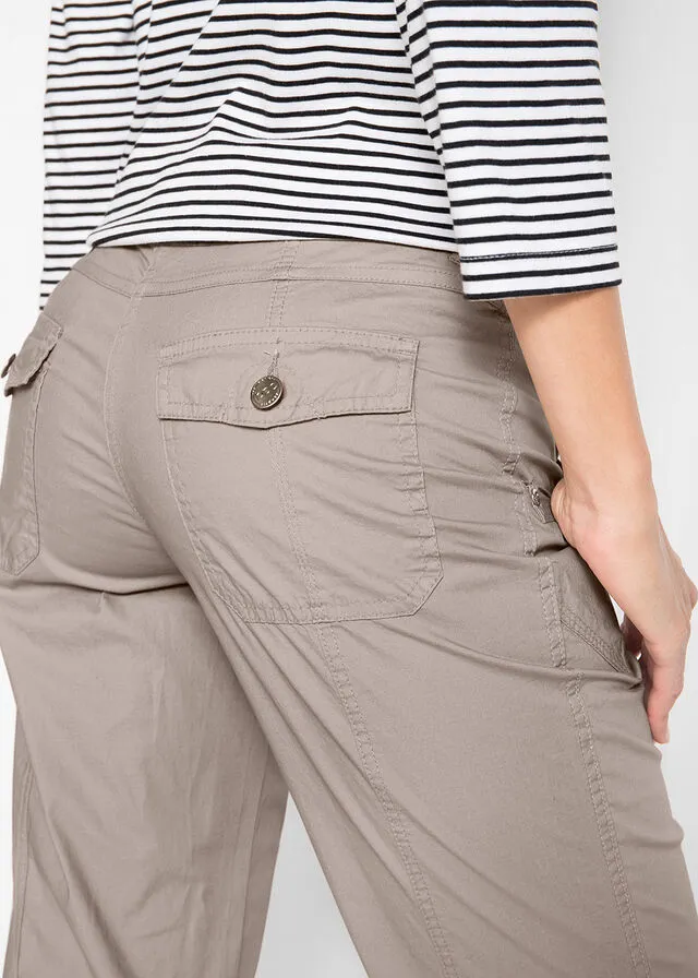 Pantalones cargo Piedra